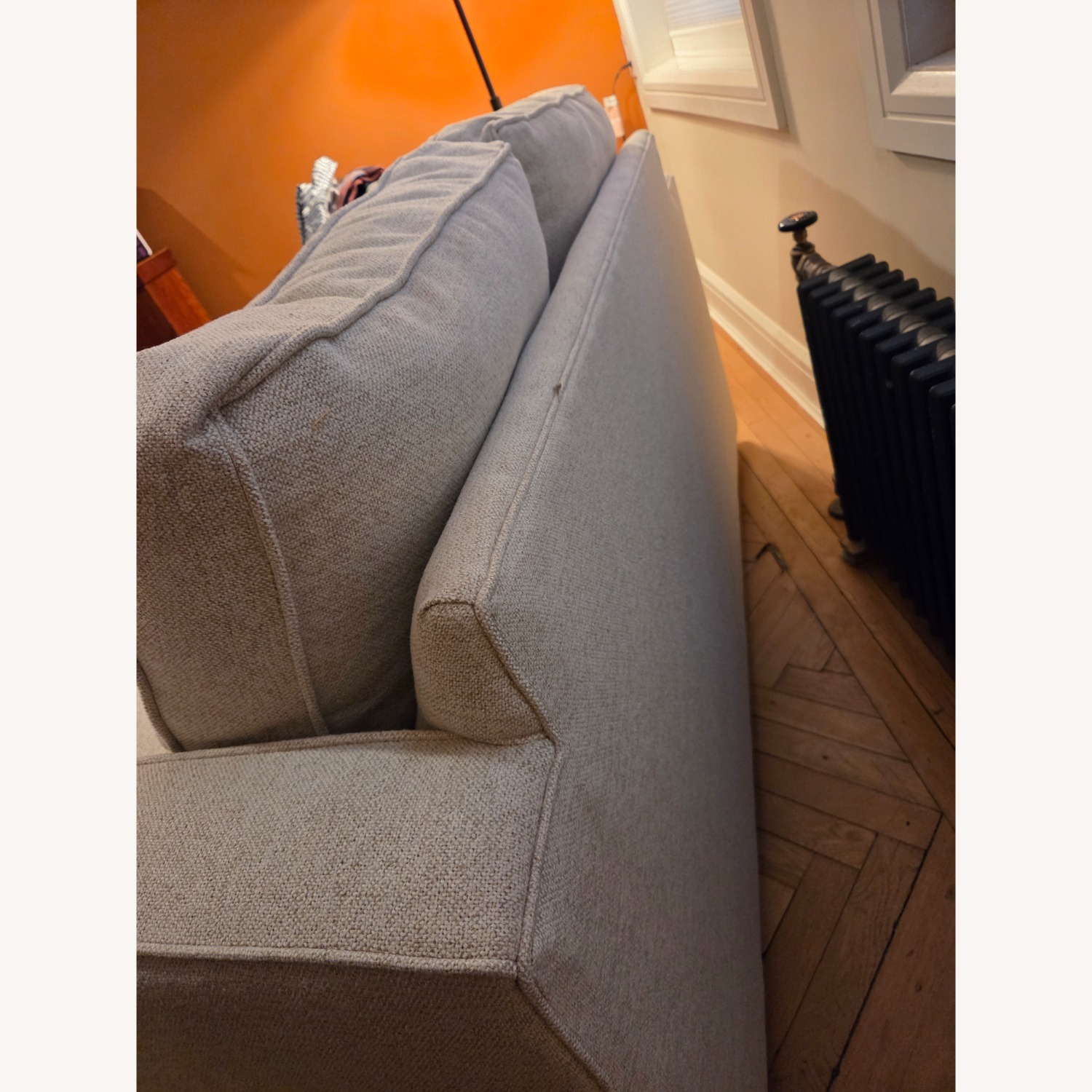 Room & Board York Natural Fabric Loveseat - image-4