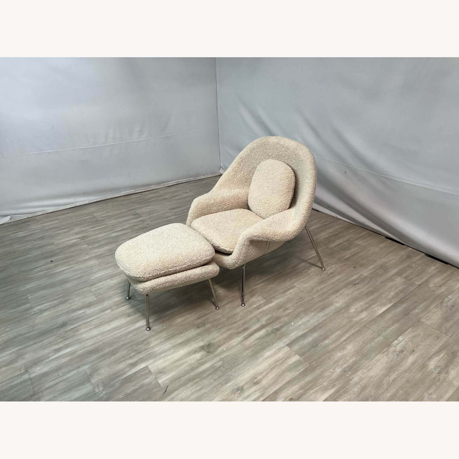 Rove Concepts Womb Chair and Ottoman - image-3