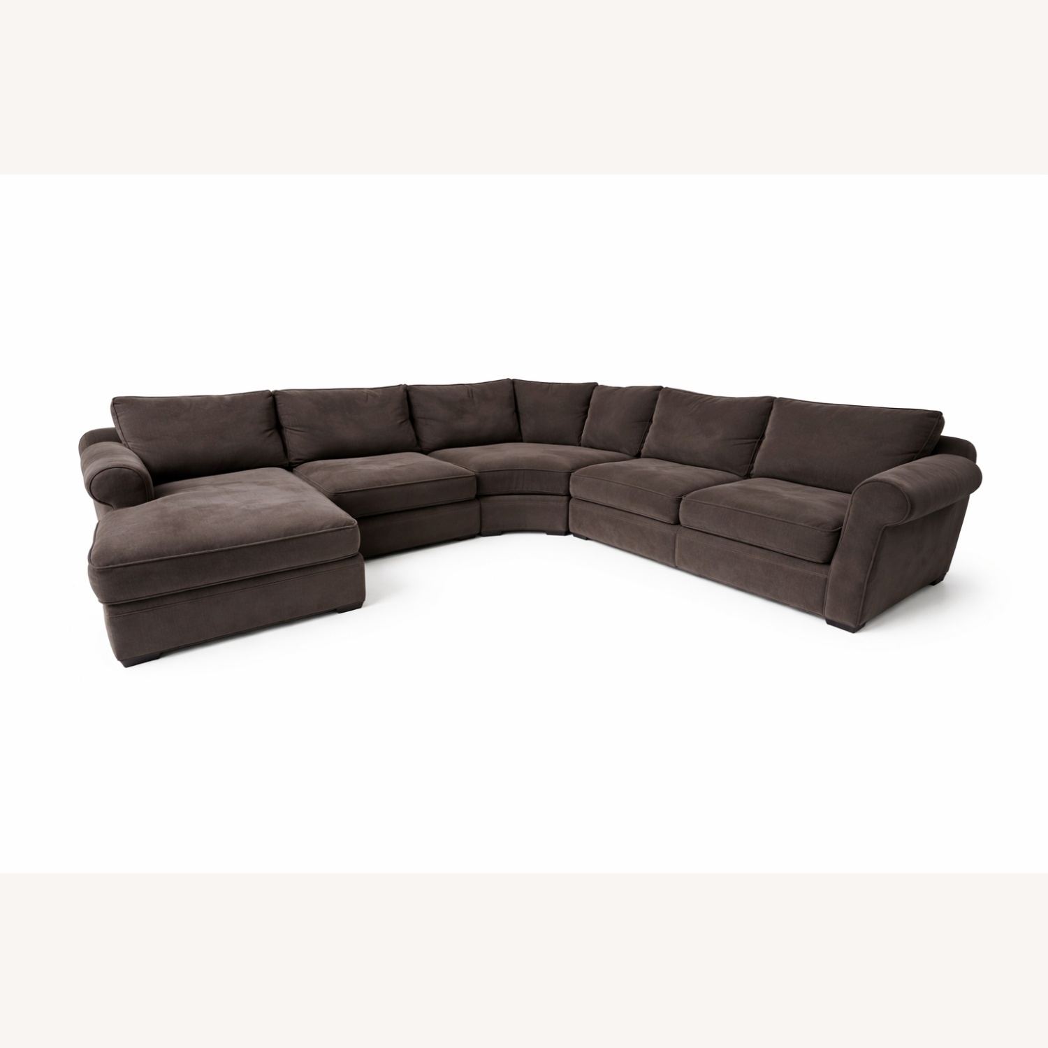 Arhaus Landsbury 5 Piece Charcoal Sectional - image-0