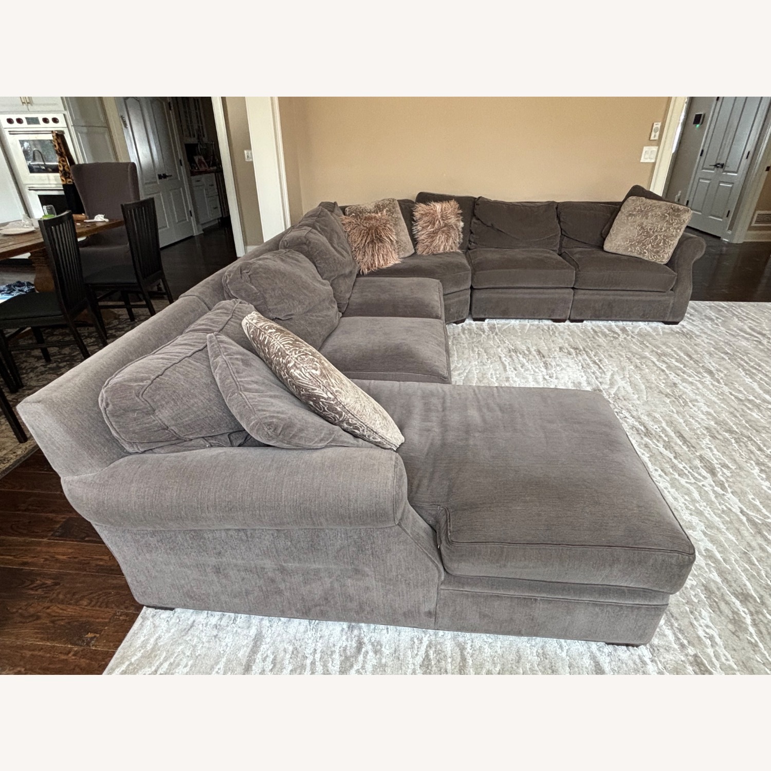 Arhaus Landsbury 5 Piece Charcoal Sectional - image-2