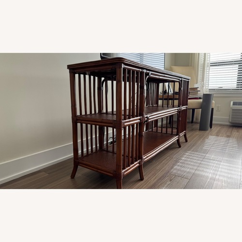 Used Ethan Allen Light Brown Wood Sideboard for sale on AptDeco