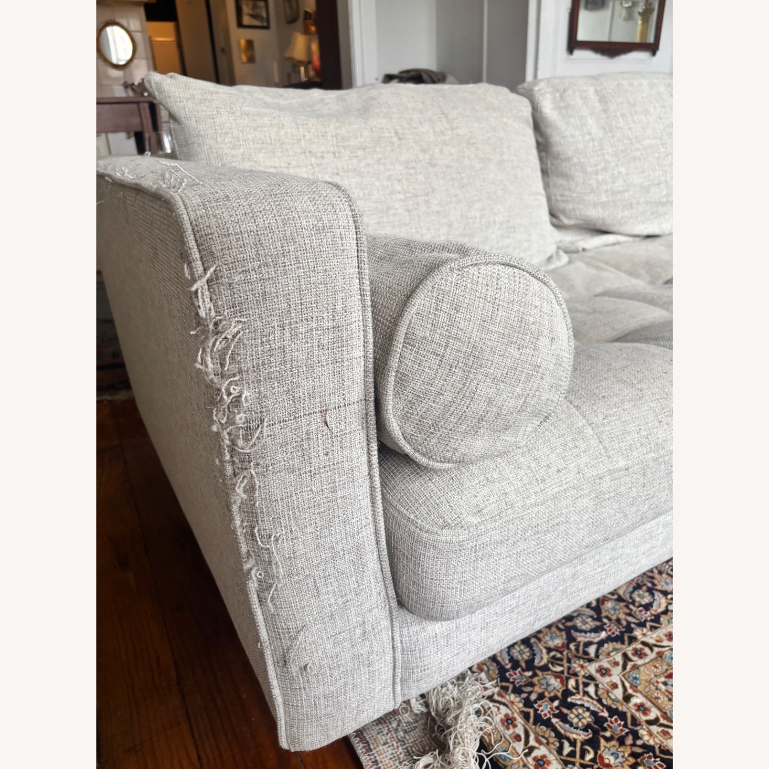 Article Sven Light Gray Fabric 2 Seater Sofa - image-5