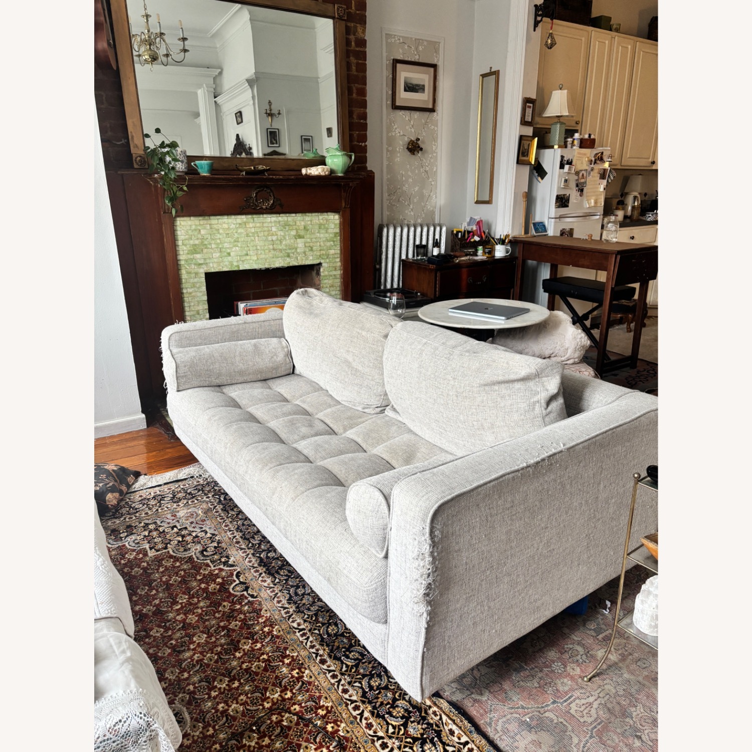 Article Sven Light Gray Fabric 2 Seater Sofa - image-2