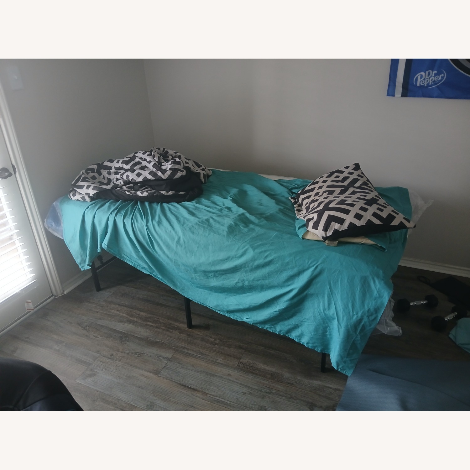 White Twin Bed - image-1