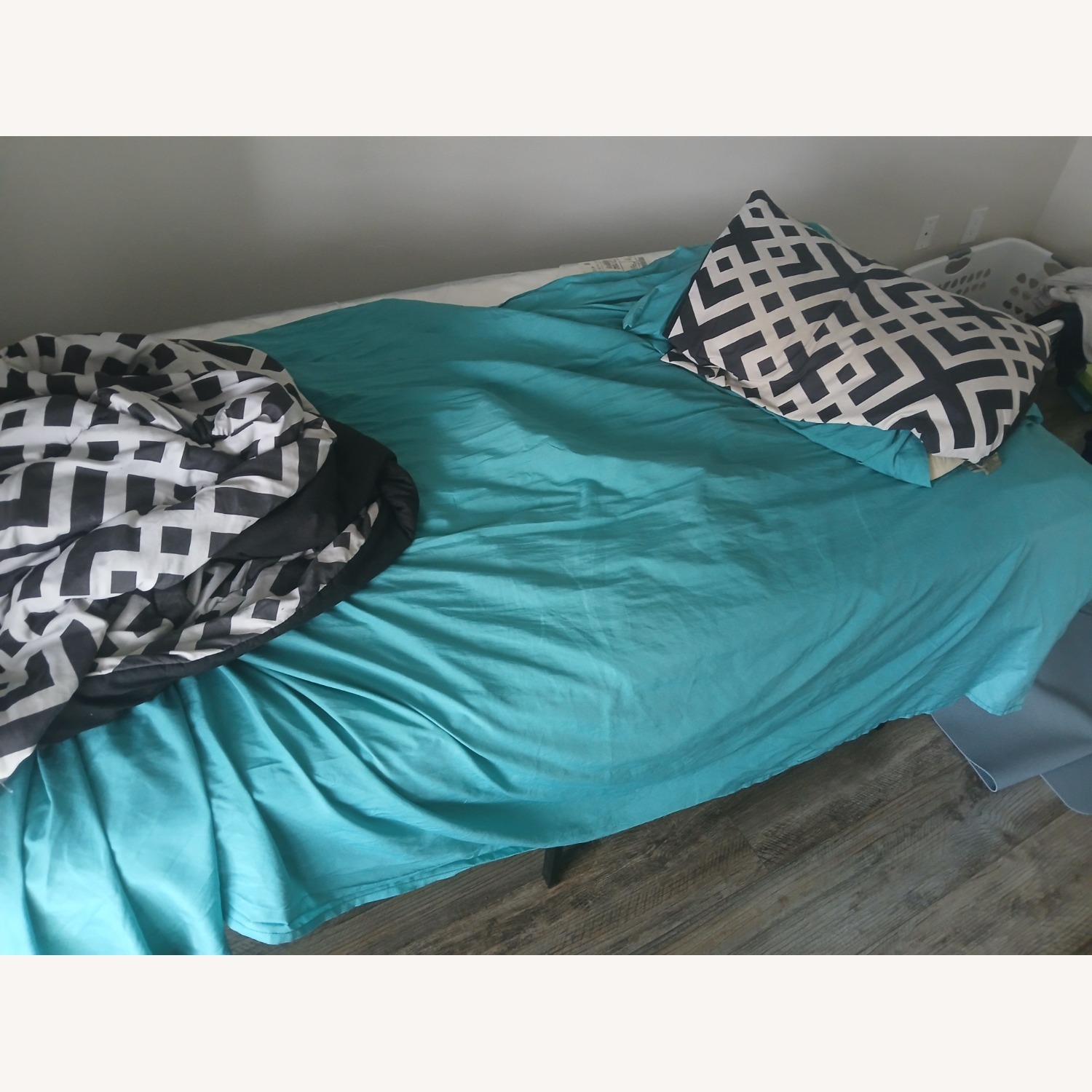 White Twin Bed - image-2