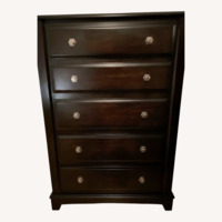 Ashley Ridgley Chest Dresser Dark Brown