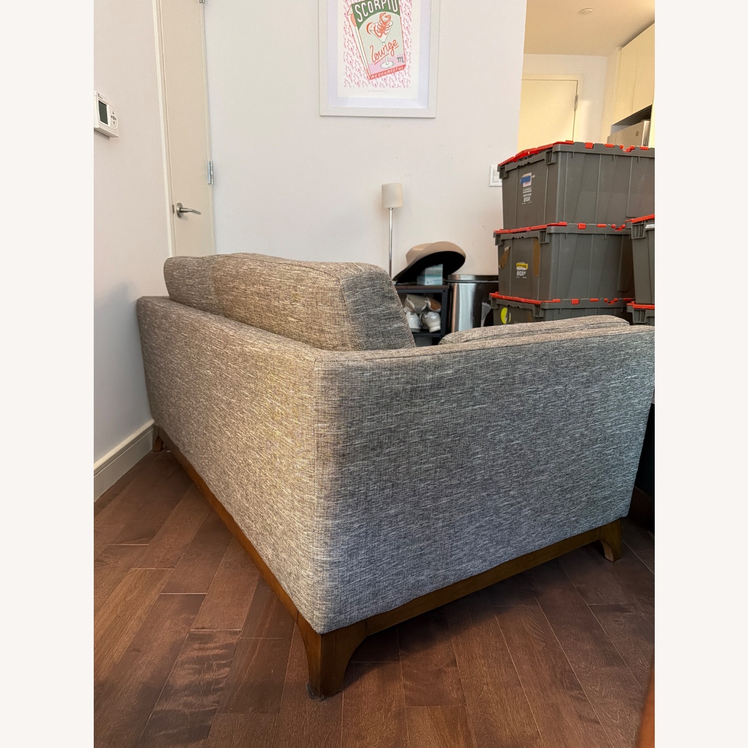 Article Ceni 61" Loveseat - Quarry Gray - image-3