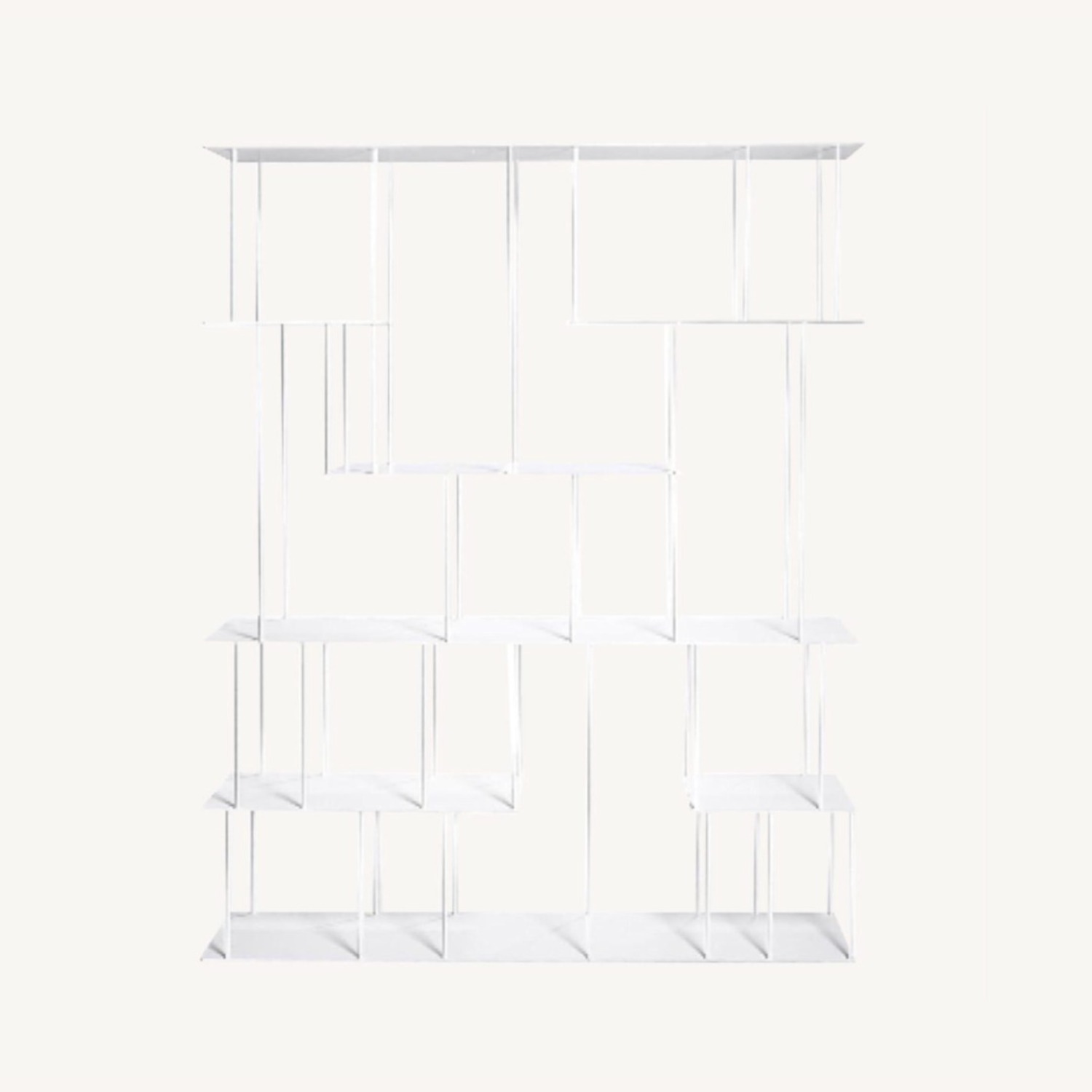 ABC Carpet and Home DNA White Helix Bookcase - image-0