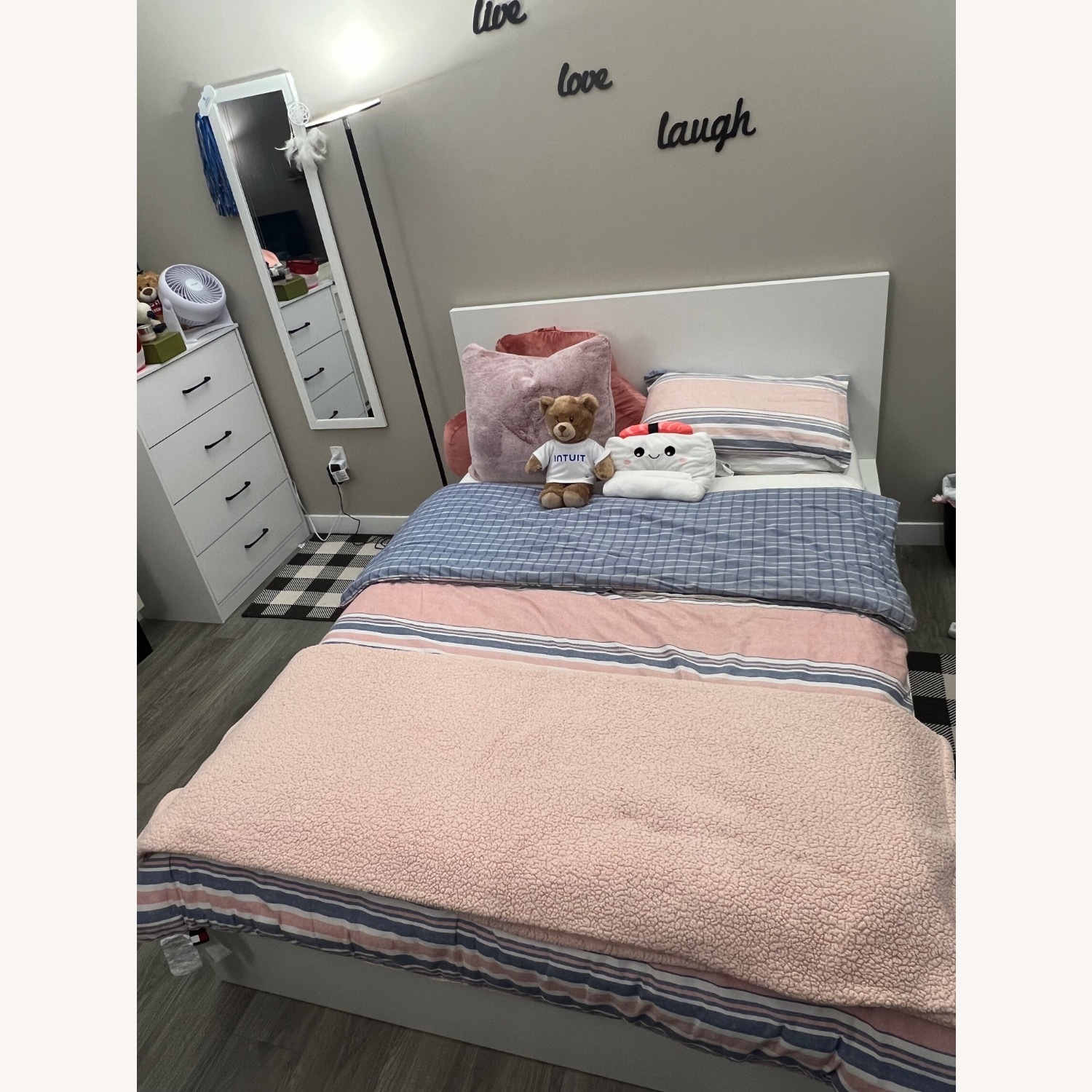 IKEA Malm White Wood Full Bed - image-2