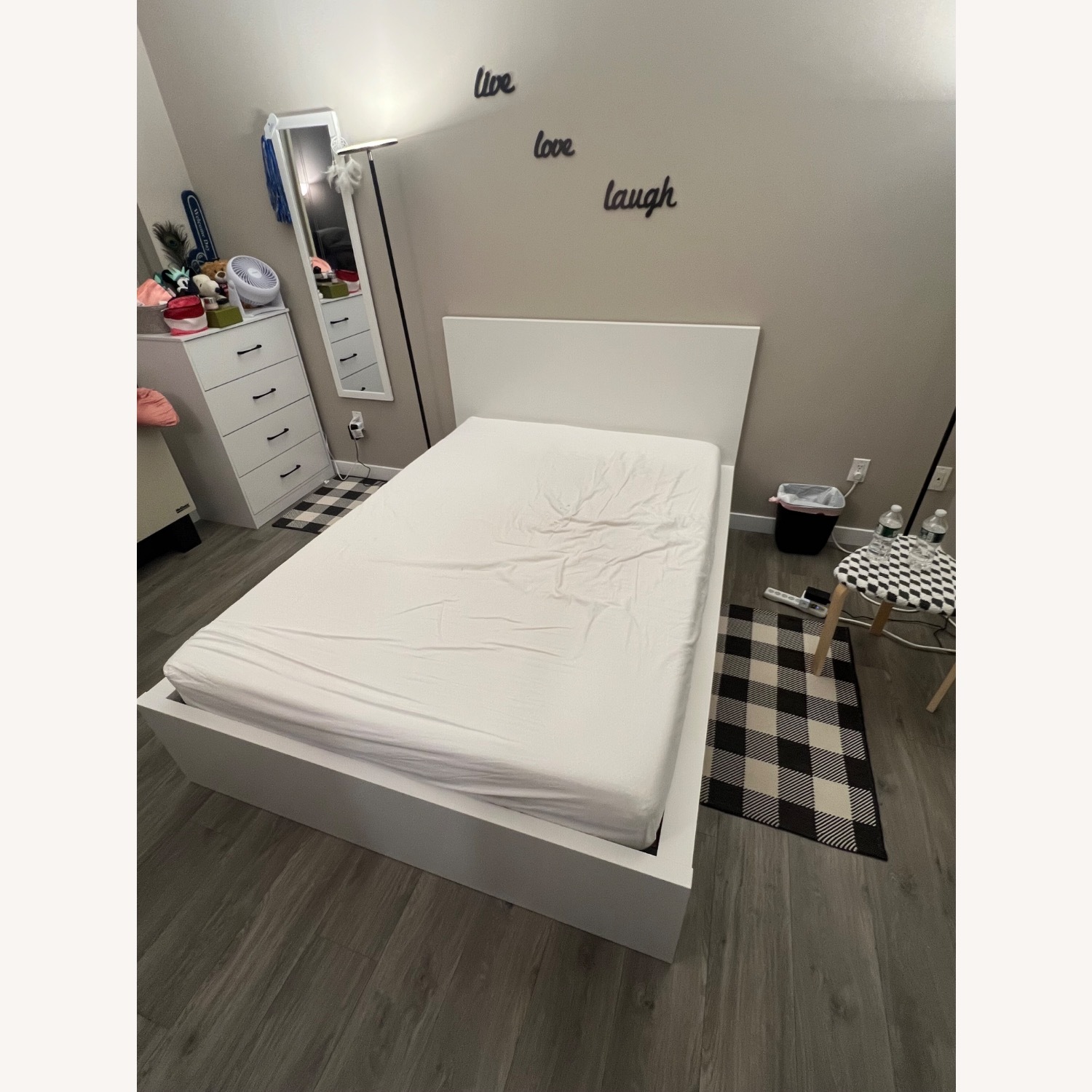 IKEA Malm White Wood Full Bed - image-4