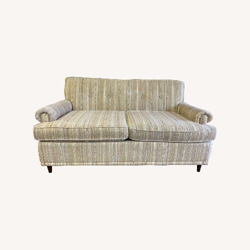 Used Vintage/Antique Natural Fabric 2 Seater Sofa for sale on AptDeco