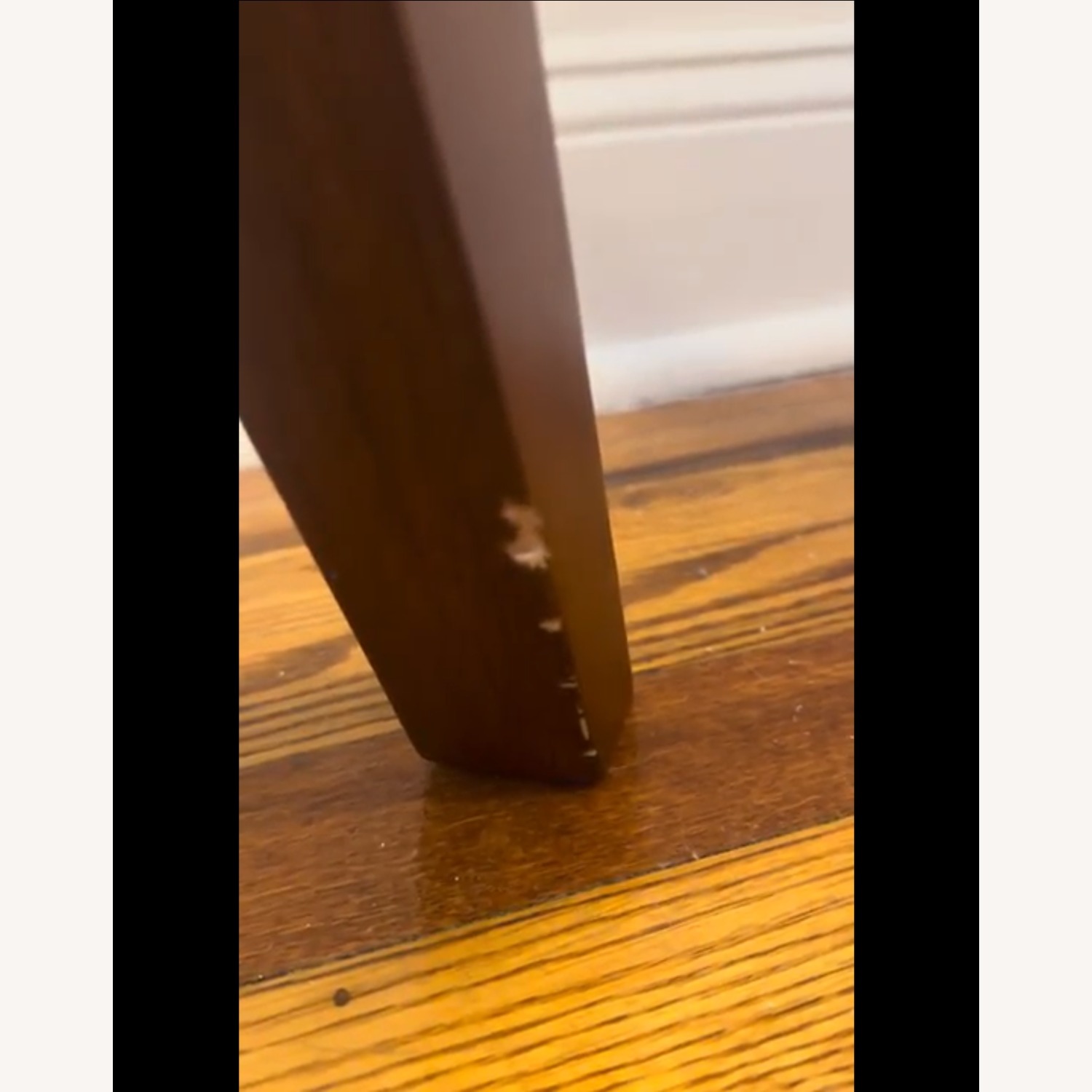 West Elm Dark Brown Glass Dining Table - image-2