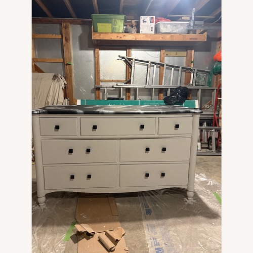 Used White Wood Dresser for sale on AptDeco