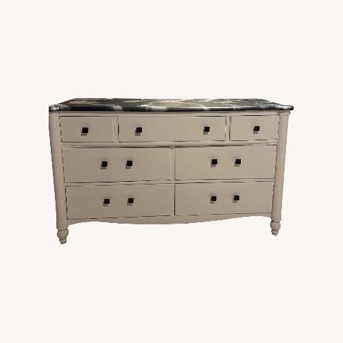 Used White Wood Dresser for sale on AptDeco