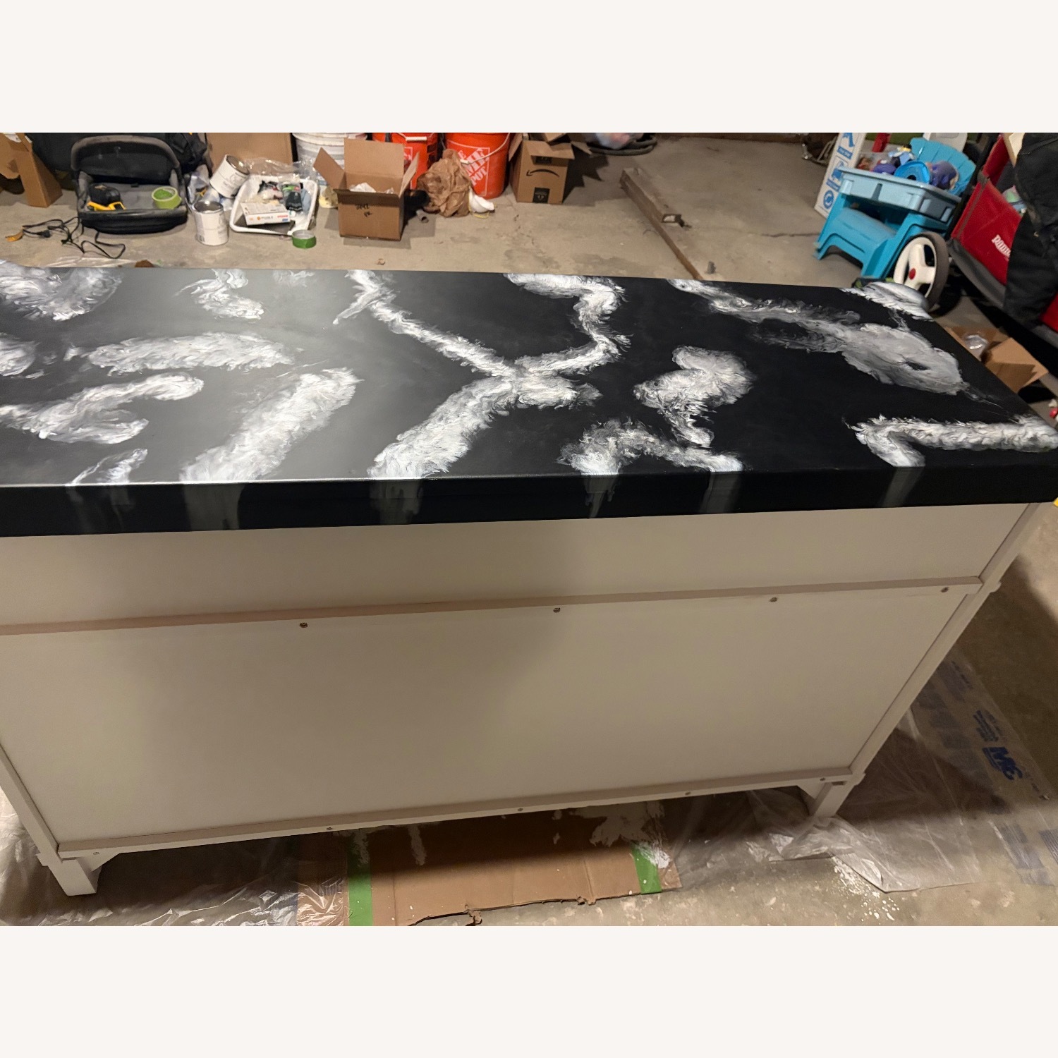 White Wood Dresser - image-4