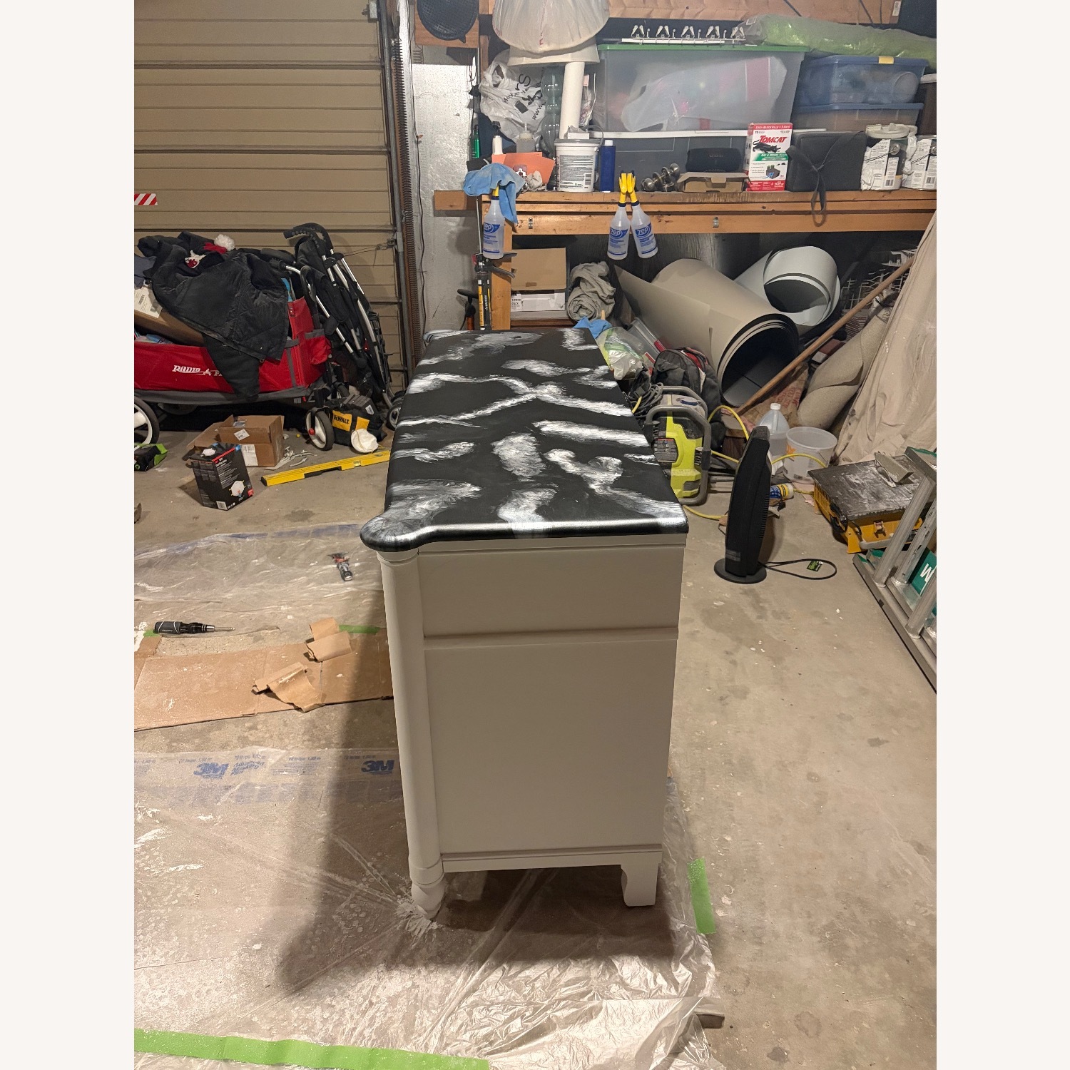 White Wood Dresser - image-2