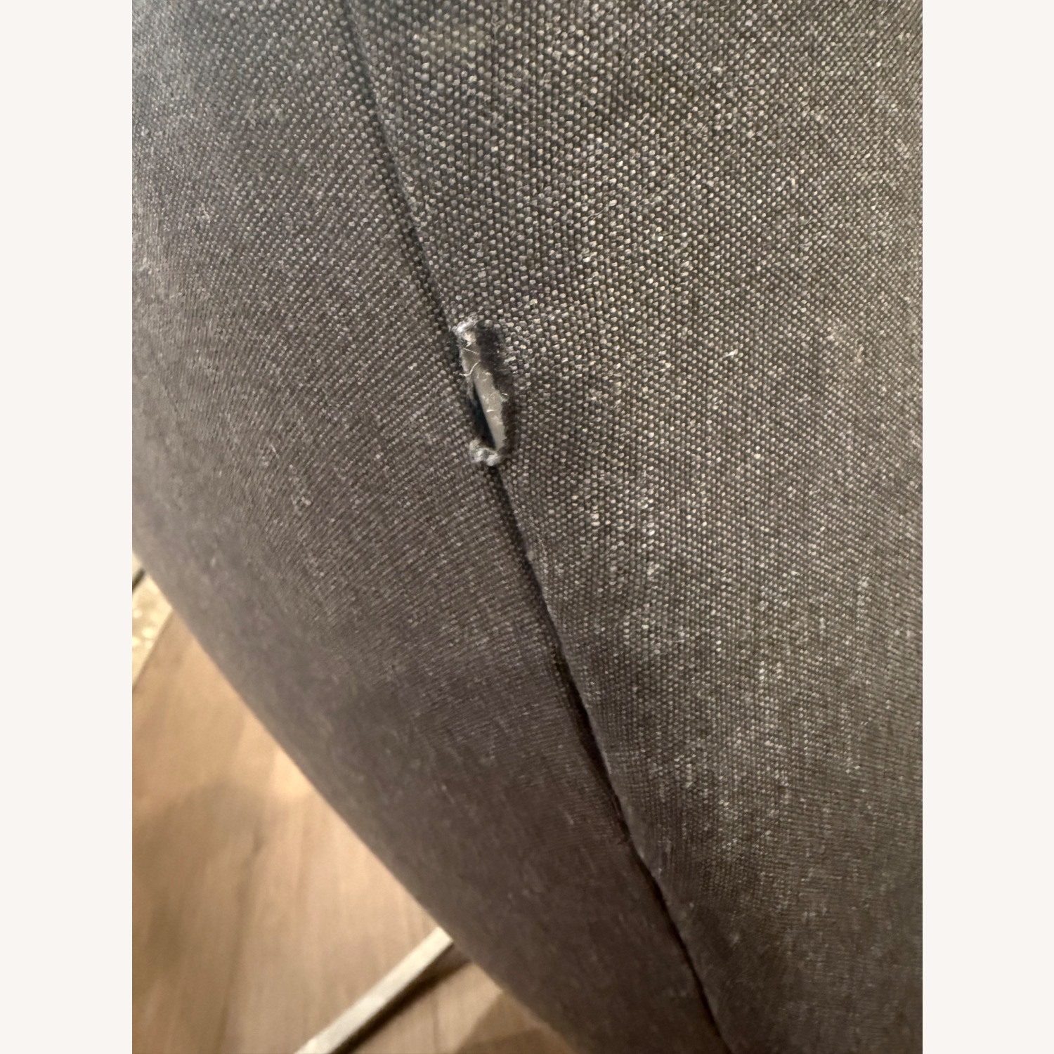 Crate & Barrel Cooper Light Gray Fabric Accent Chairs - image-12