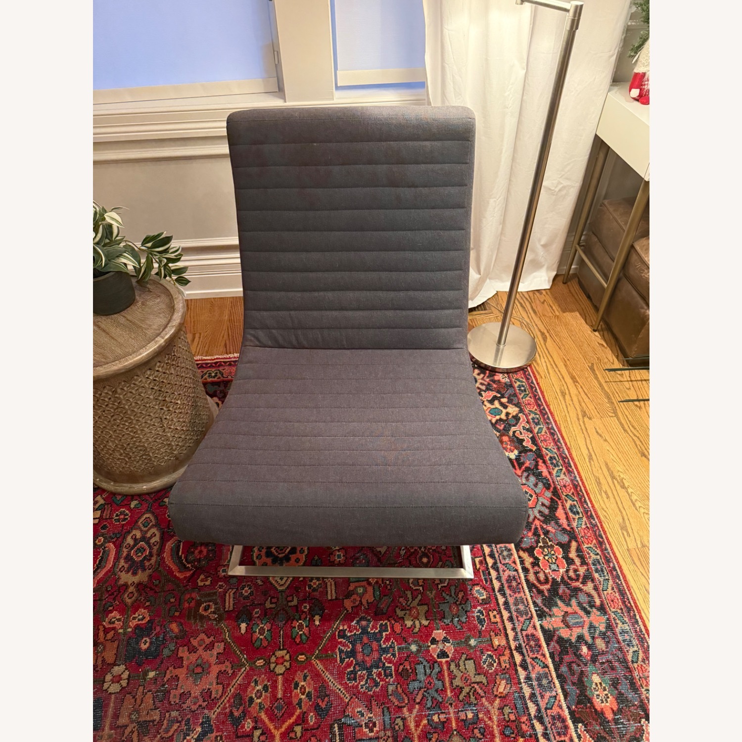 Crate & Barrel Cooper Light Gray Fabric Accent Chairs - image-8