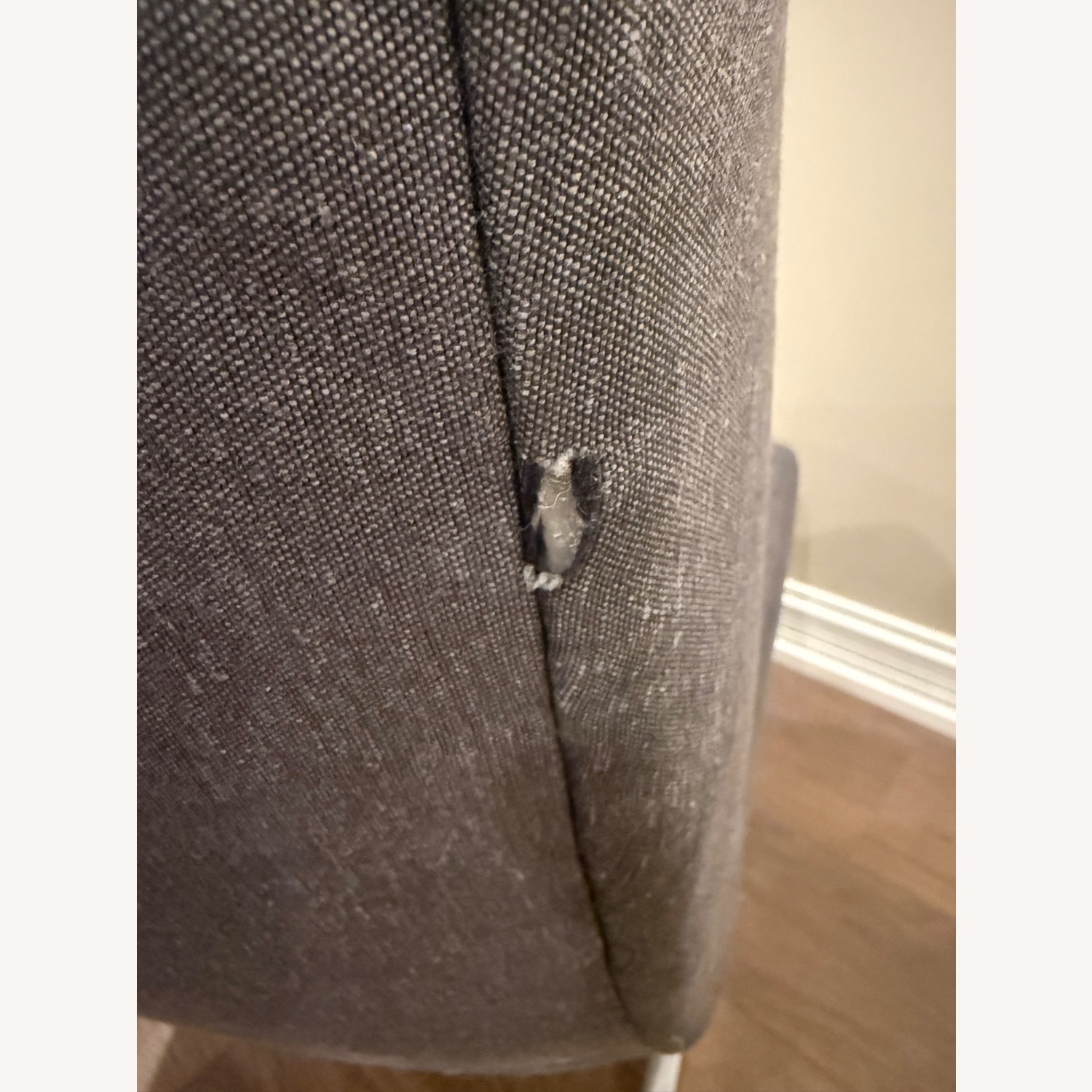 Crate & Barrel Cooper Light Gray Fabric Accent Chairs - image-11