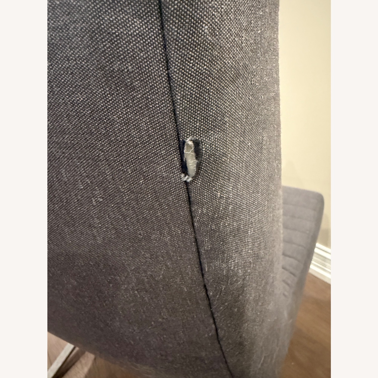 Crate & Barrel Cooper Light Gray Fabric Accent Chairs - image-13