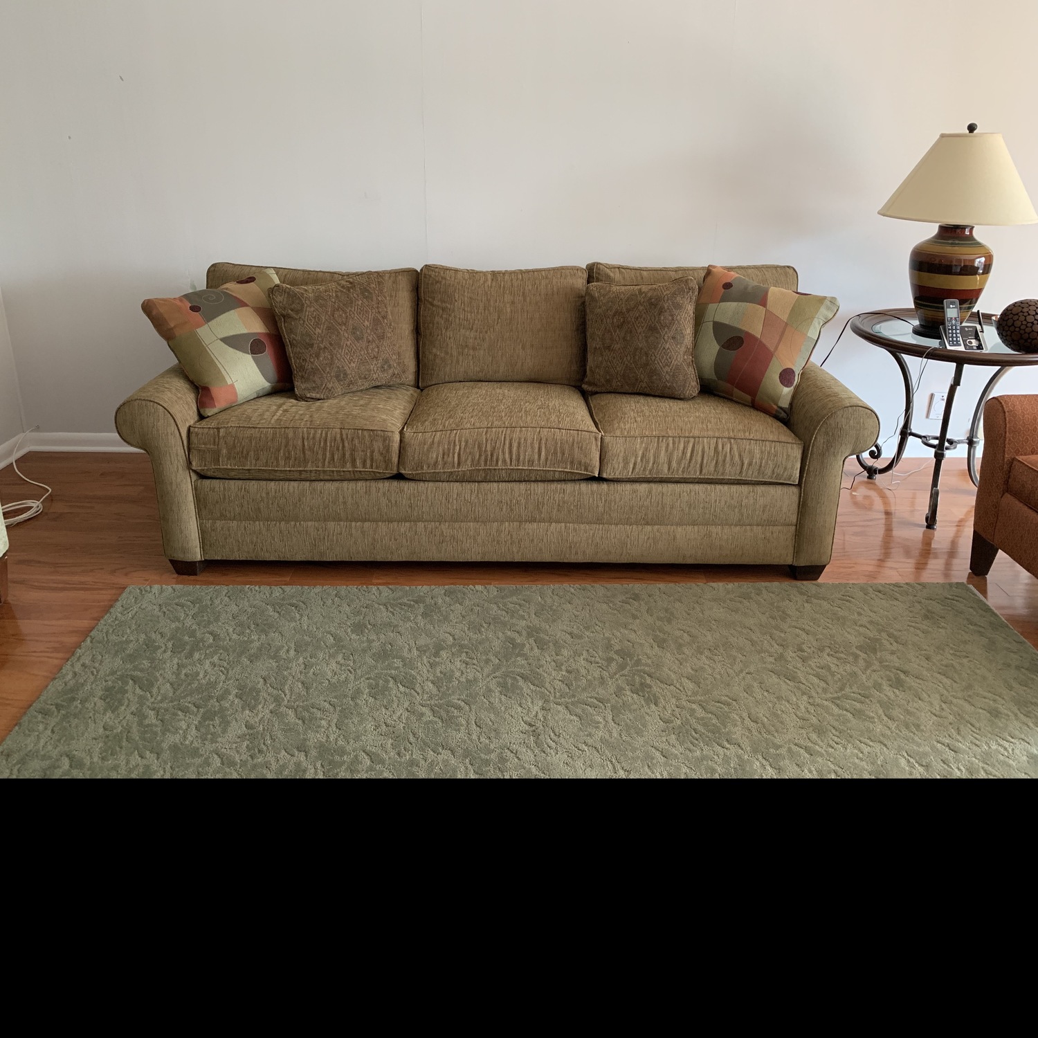 Ethan Allen 3 Seater Sofa & Covers - image-2
