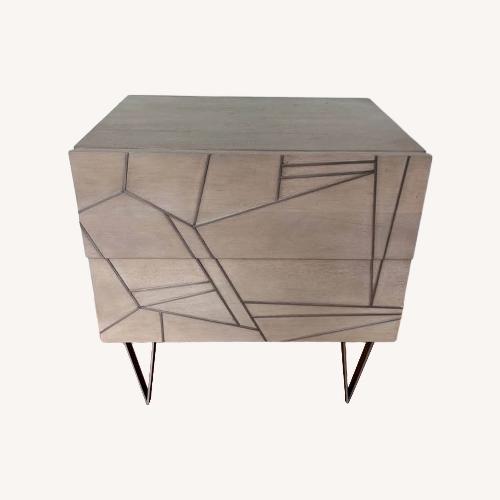 Used West Elm Roar & Rabbit™ Geo Inlay Nightstand (24") for sale on AptDeco