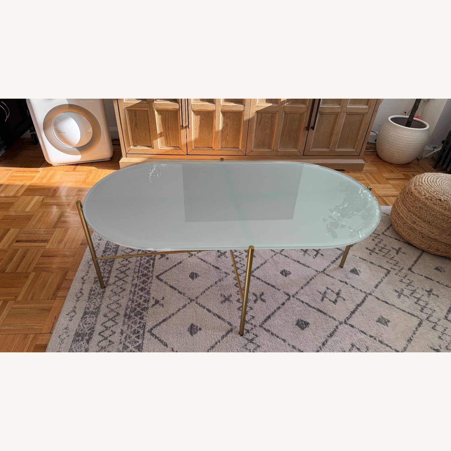 Article Silicus Light Gray Oblong Coffee Table - image-4