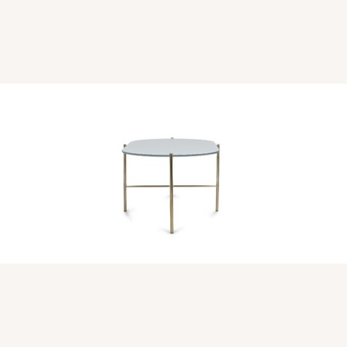 Used Article Silicus Light Gray Oblong Coffee Table for sale on AptDeco