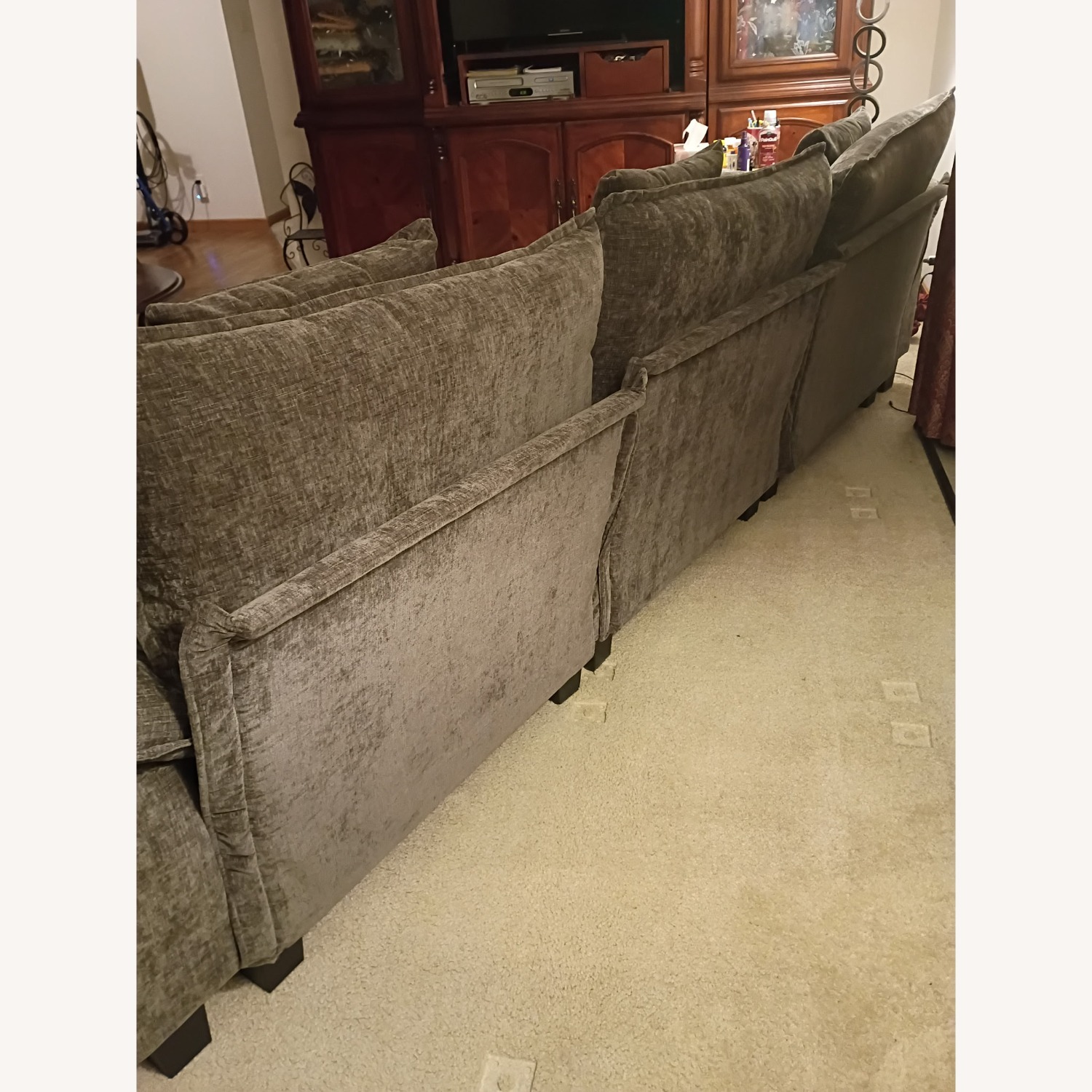 Amazon Hera's House Fabric 3+ Seater Sofa - image-4