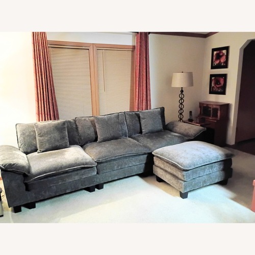 Used Amazon Hera's House Fabric 3+ Seater Sofa for sale on AptDeco