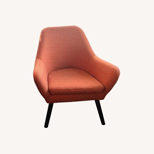 Used Ashley Furniture Orange Fabric Armchair for sale on AptDeco