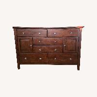 Vintage/Antique Dark Brown Wood Dresser