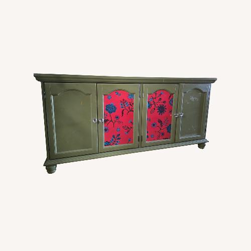 Used Green Wood Sideboard for sale on AptDeco