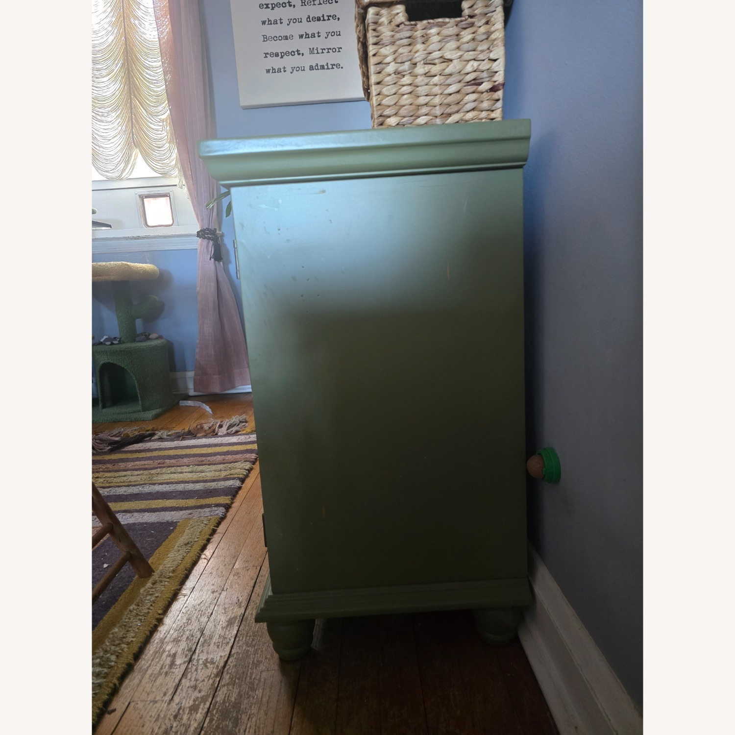 Green Wood Sideboard - image-2