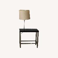 Ethan Allen End Tables with Built-in Lamp