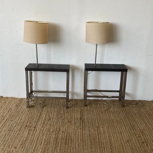 Used Ethan Allen End Tables with Built-in Lamp for sale on AptDeco