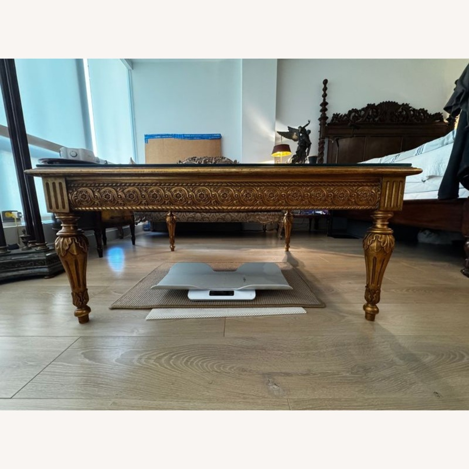 George III Style Inlaid Coffee Table	 - image-6