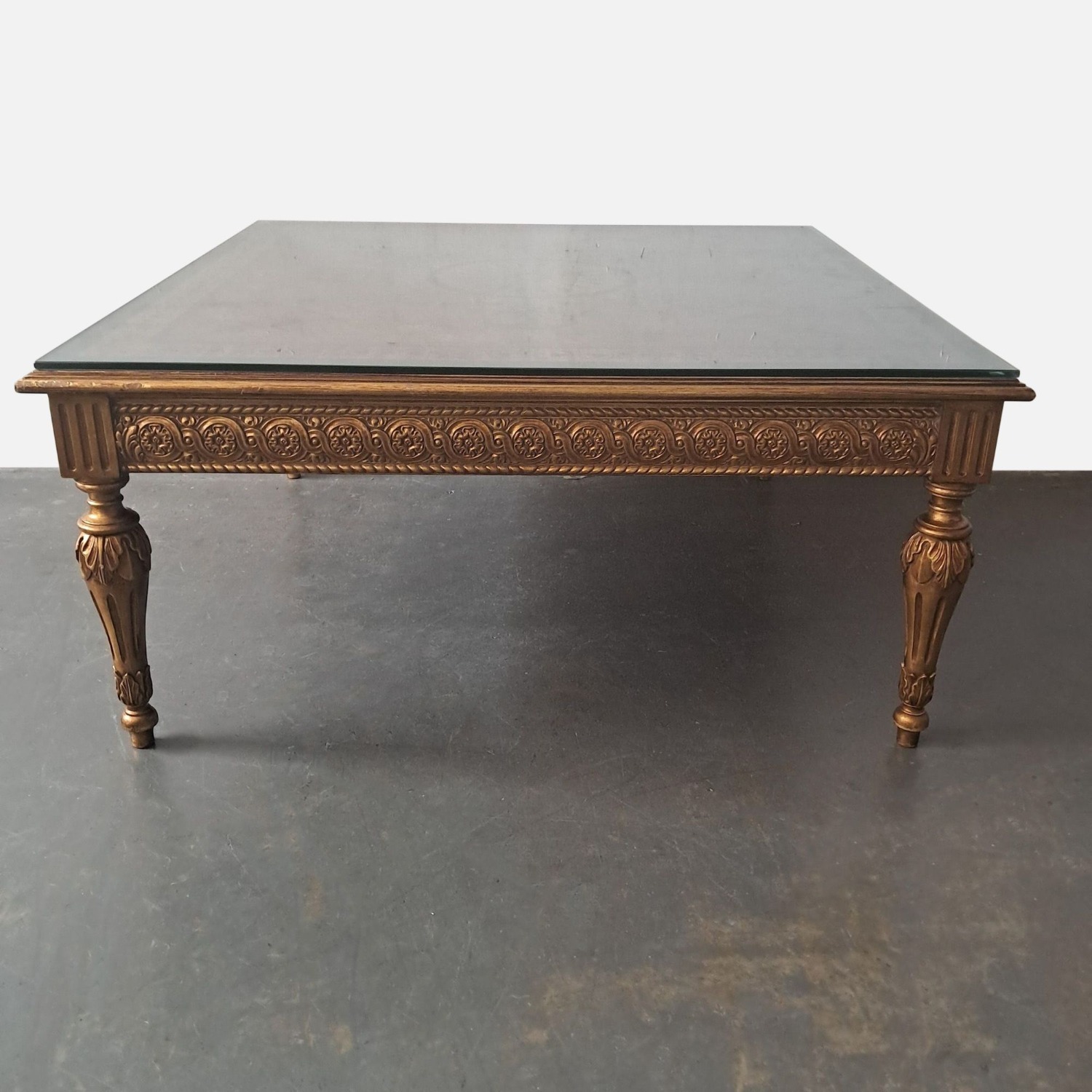 George III Style Inlaid Coffee Table	 - image-3