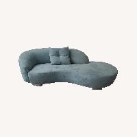 Lazar Industries Modern Curved Sectional Sofa