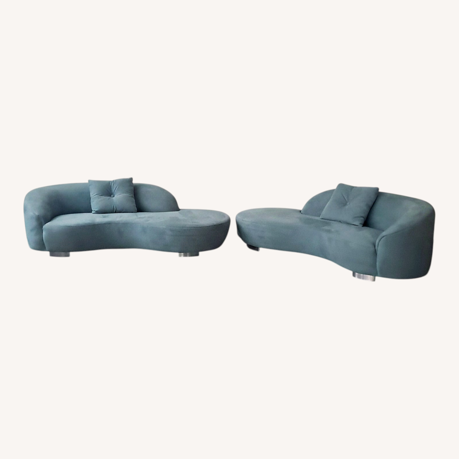 Lazar Industries Modern Curved Sectional Sofa  - image-7
