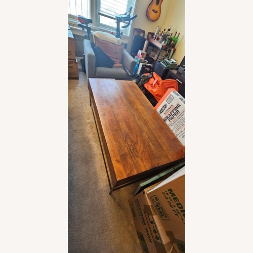 Used West Elm Industrial Coffee Table  for sale on AptDeco