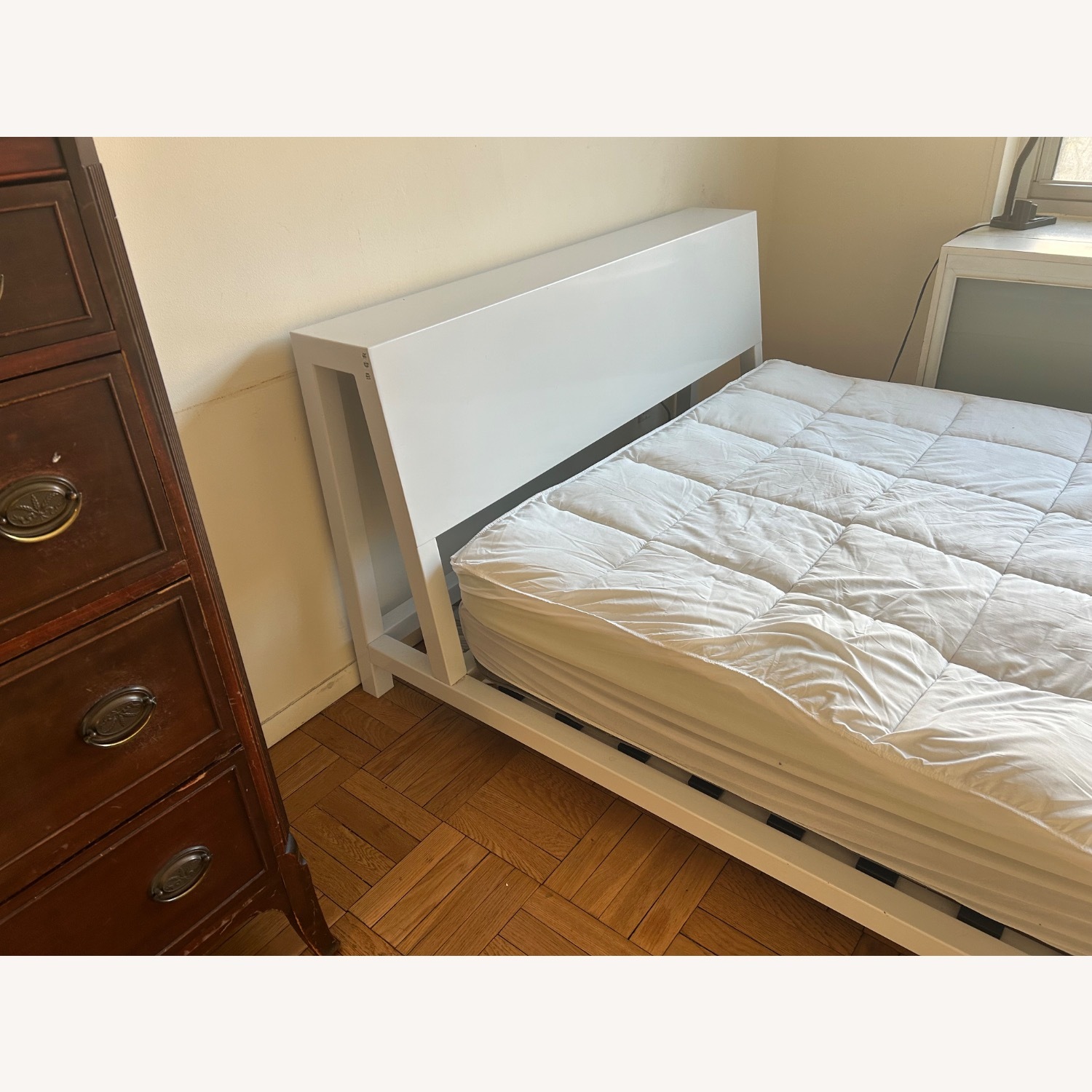 CB2 Alpine White Full Bed - image-2