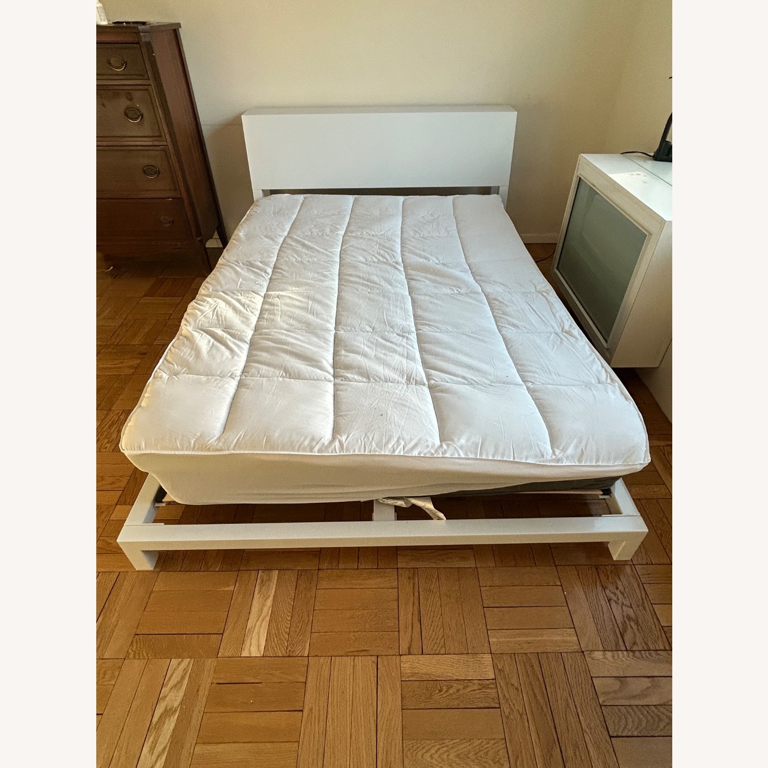 CB2 Alpine White Full Bed - image-3