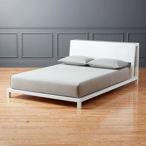Used CB2 Alpine White Full Bed for sale on AptDeco