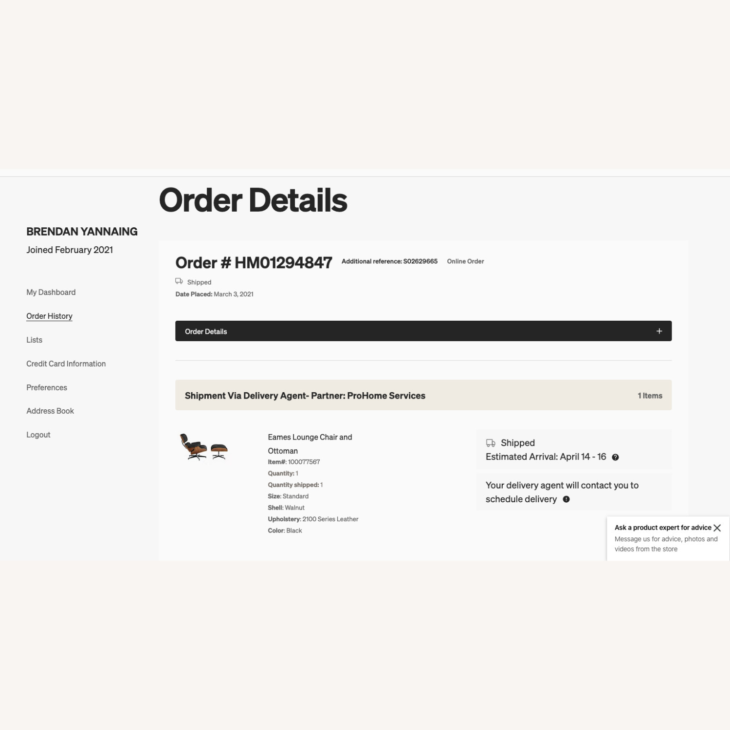 Herman Miller Eames Lounge Chair and Ottoman - image-9