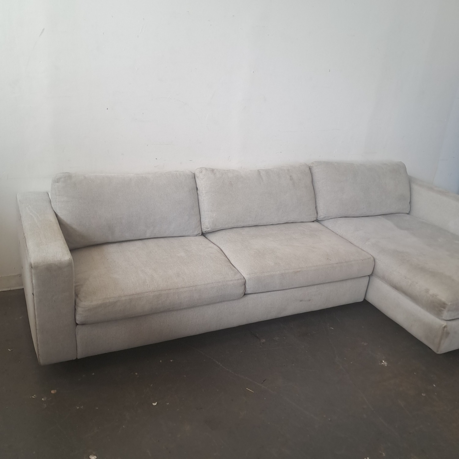 Design Within Reach Modern Light Gray Sectional - image-1