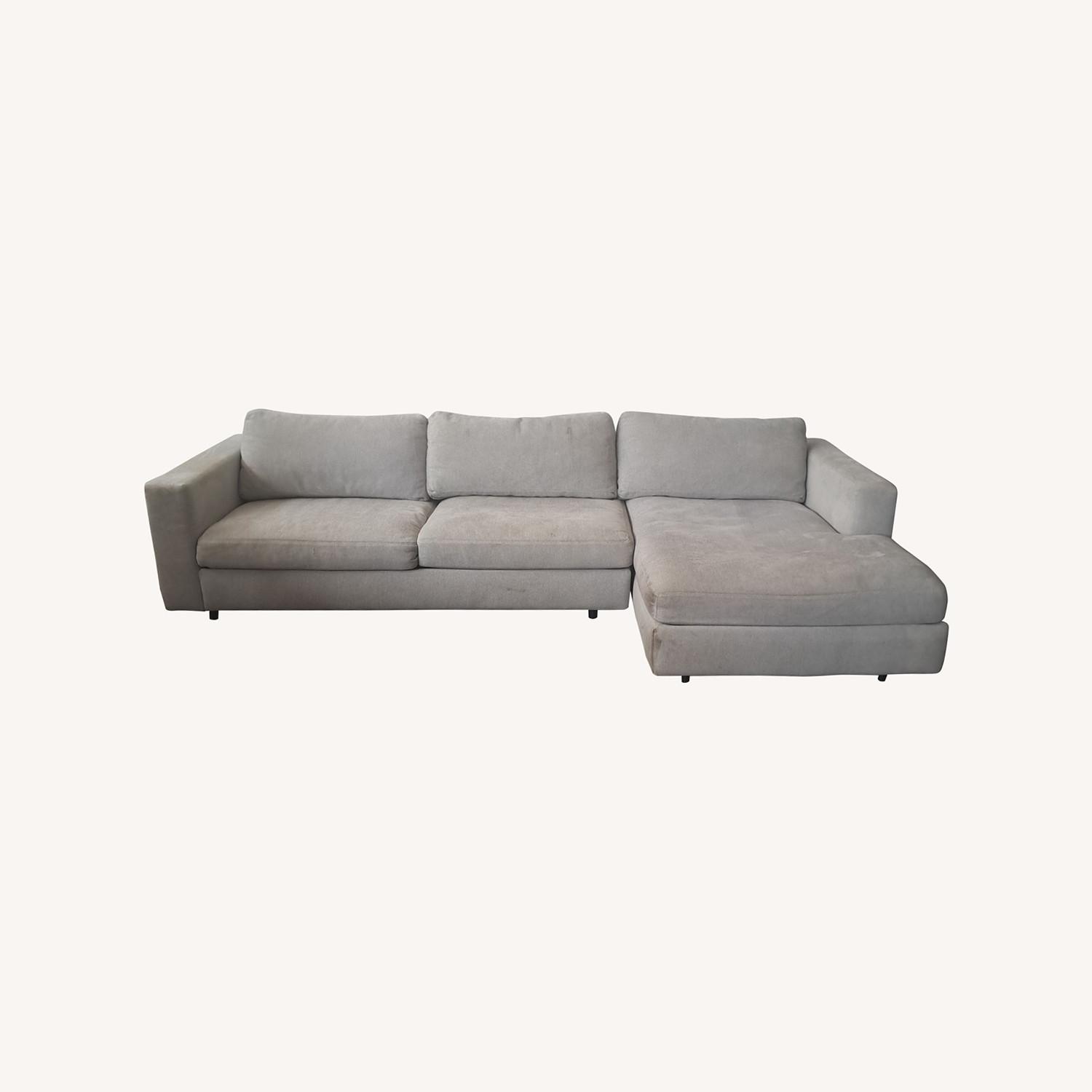 Design Within Reach Modern Light Gray Sectional - image-0