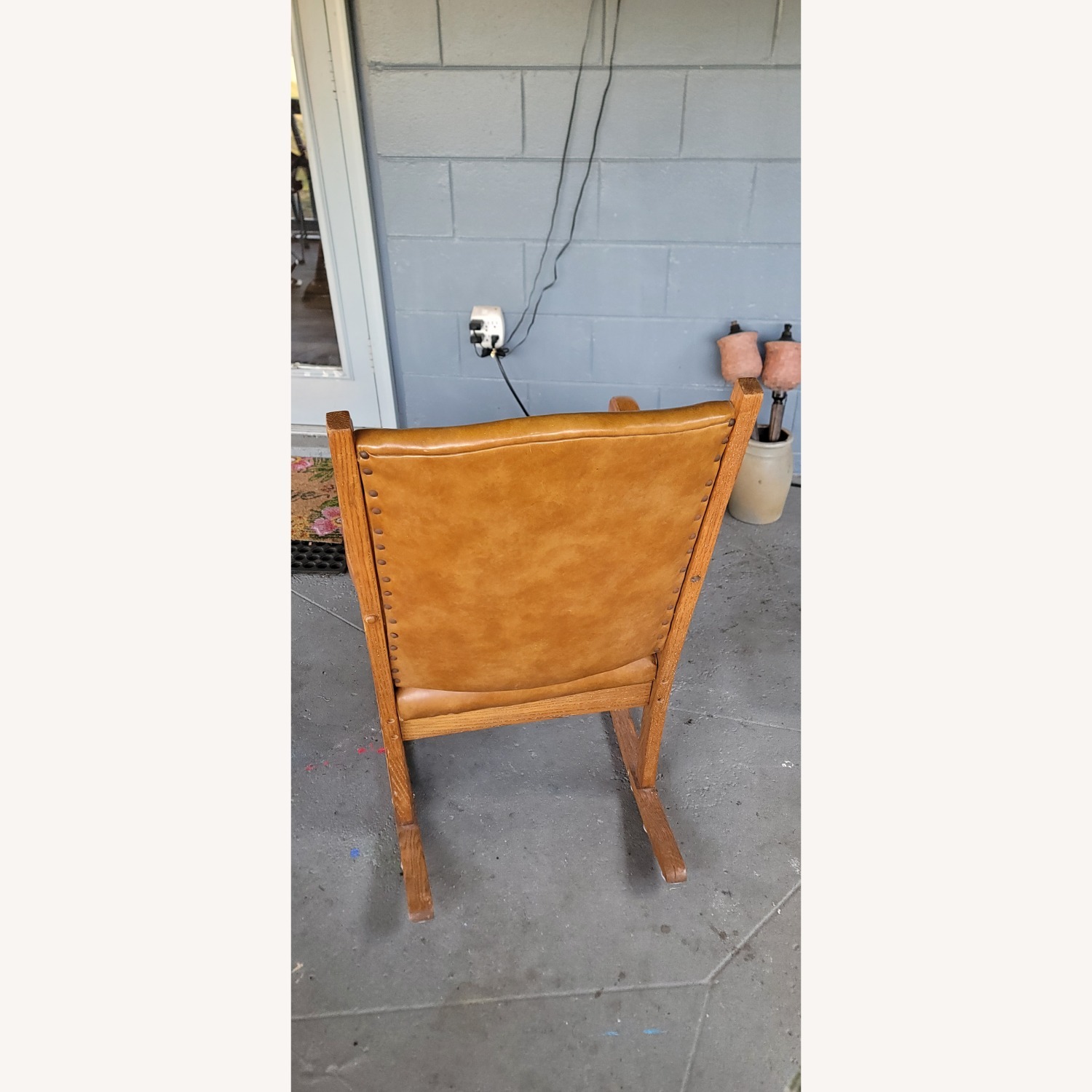 Vintage/Antique Dark Brown Leather Armchair - image-3