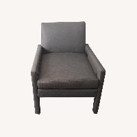 Pair of Jayson Home Collection Modern Gray Accent Chair