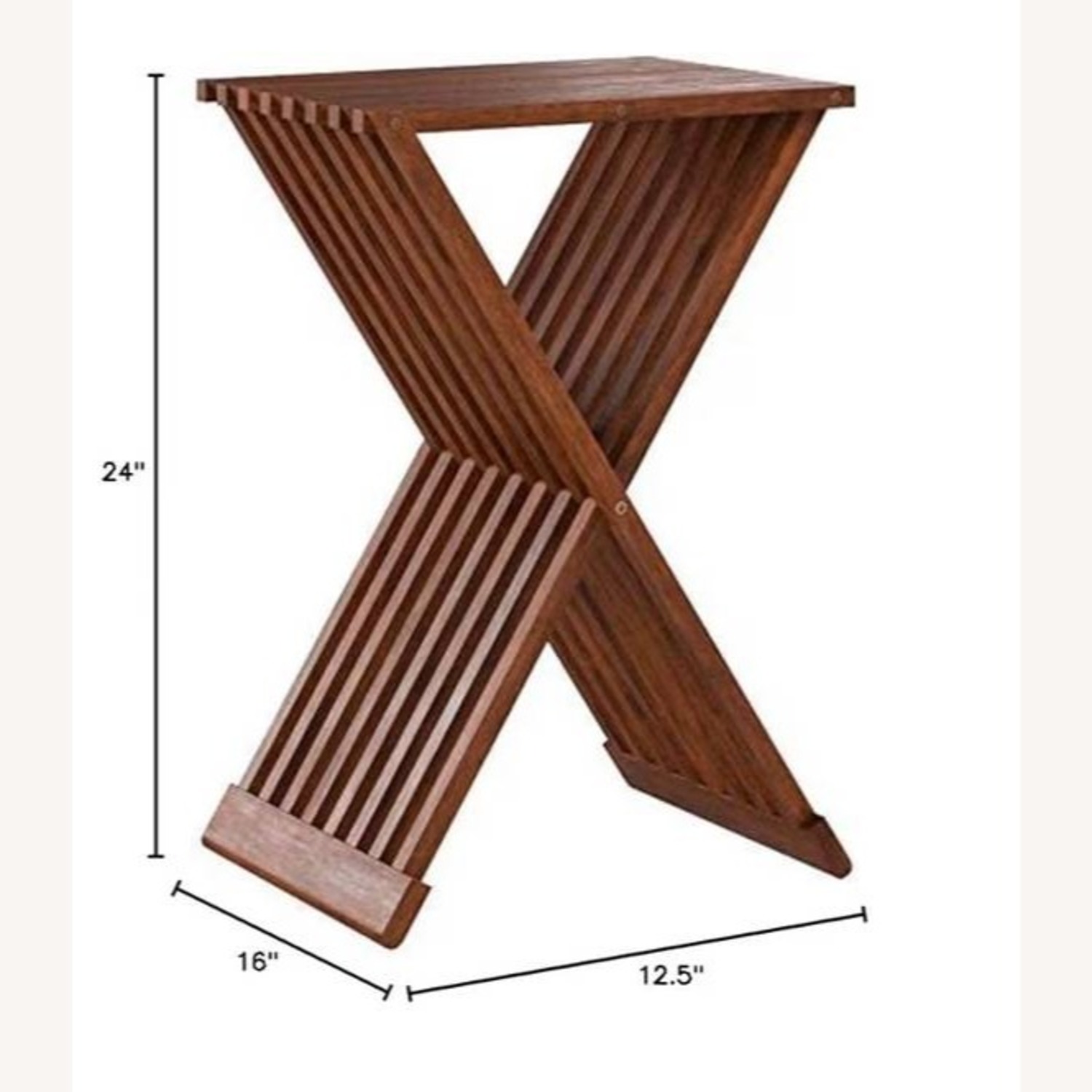 Dark Brown Side Tables - image-1